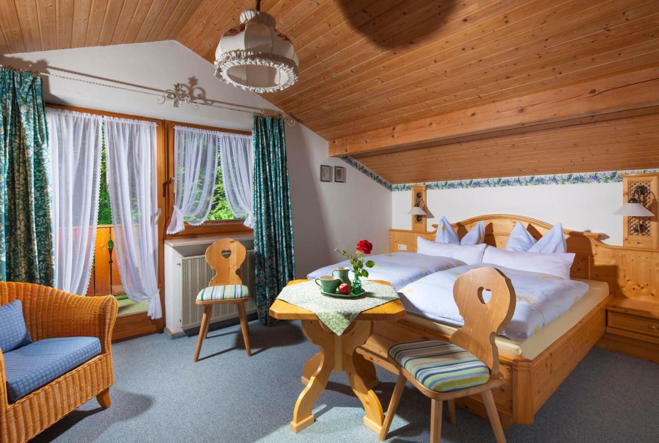 Pension Waldklause, Doppelzimmer Mit Balkon, Dusche, Wc Königssee Exteriér fotografie