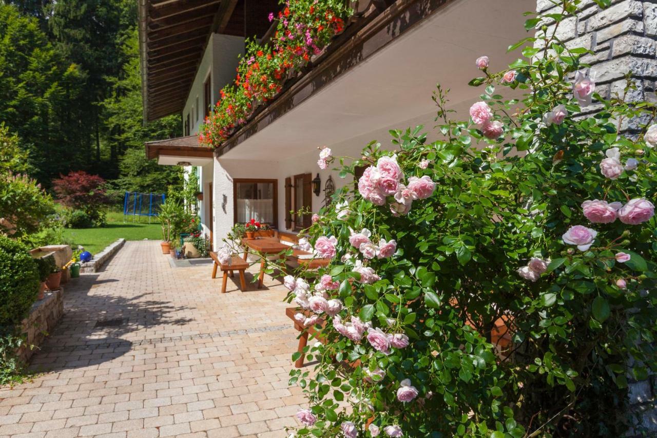 Pension Waldklause, Doppelzimmer Mit Balkon, Dusche, Wc Königssee Exteriér fotografie