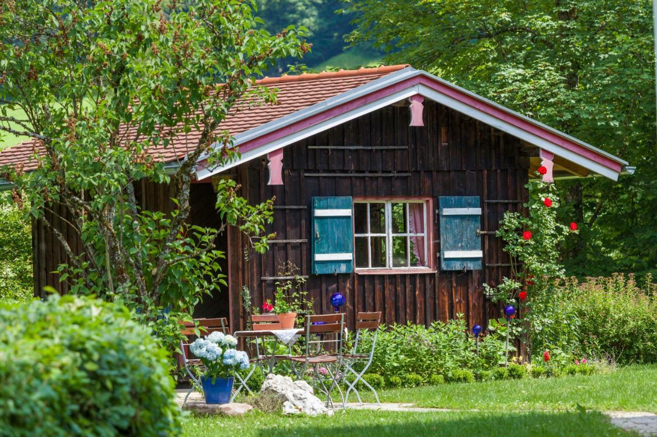 Pension Waldklause, Doppelzimmer Mit Balkon, Dusche, Wc Königssee Exteriér fotografie